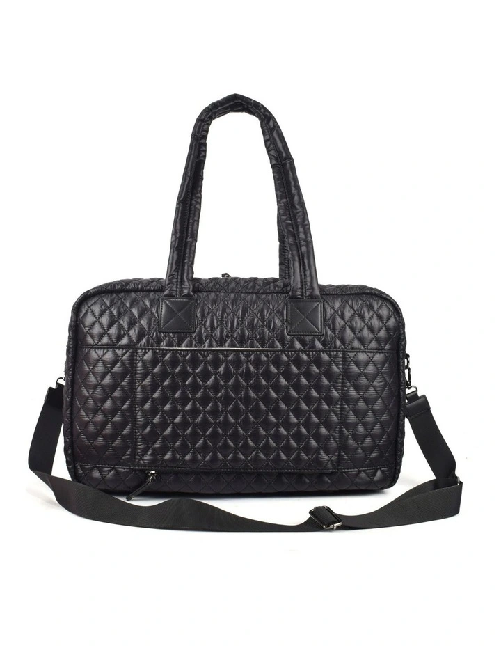 Metro Large Travel Split Tote Bag - Black image 3