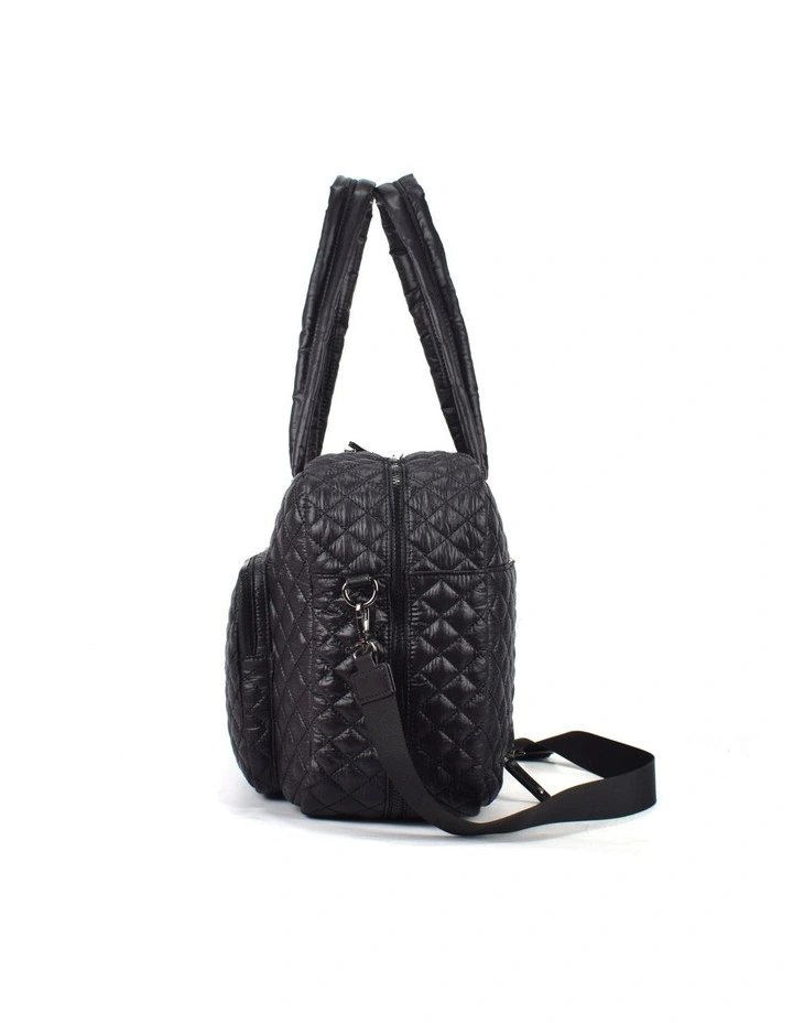 Metro Large Travel Split Tote Bag - Black image 4