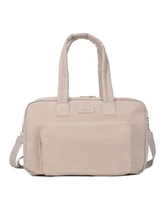 Metro Large Travel Split Tote Bag - Stone Nylon
