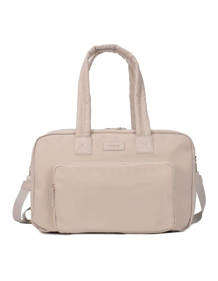Metro Large Travel Split Tote Bag - Stone Nylon image 1