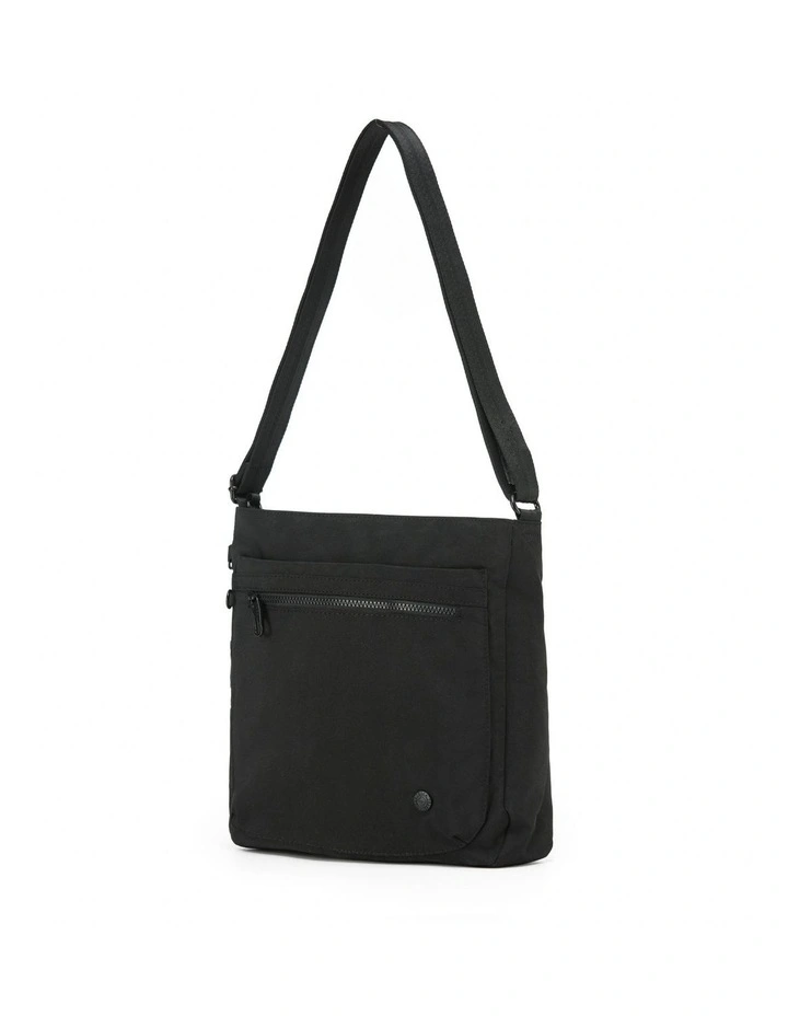 Anti-Theft Square Shoulder Bag - Black image 1