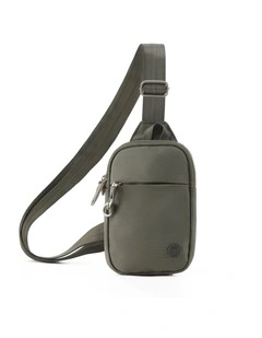 Anti Theft Small Slinger Bag - Khaki