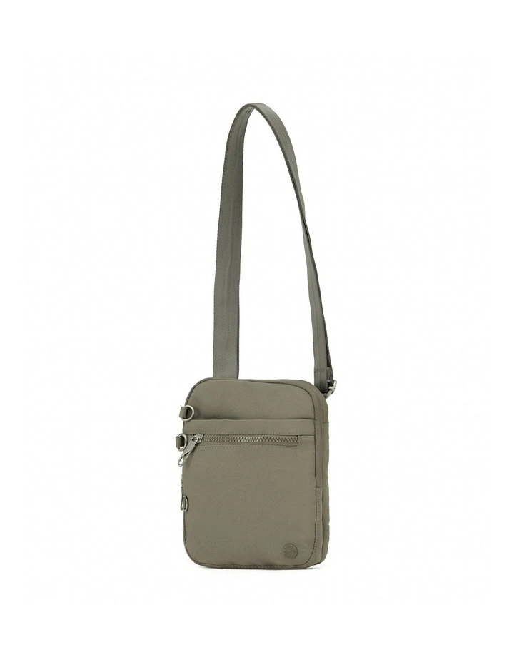 Anti-Theft Cross Body Shoulder Bag - Taupe image 1