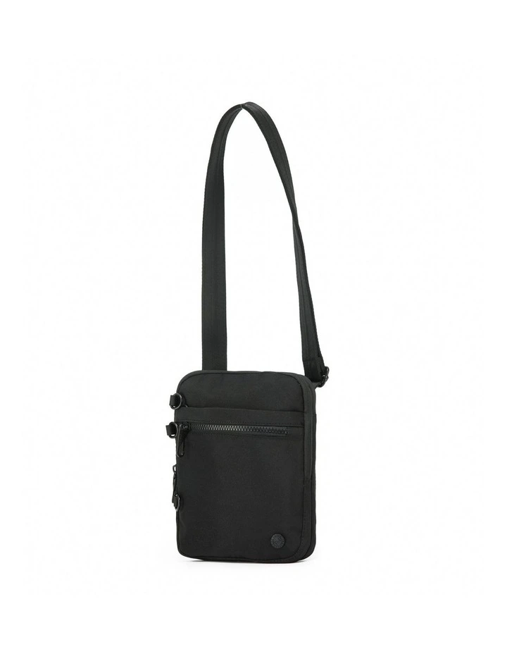Anti-Theft Cross Body Shoulder Bag - Black image 1