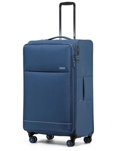 So Lite 79cm Large Soft Suitcase in Blue
