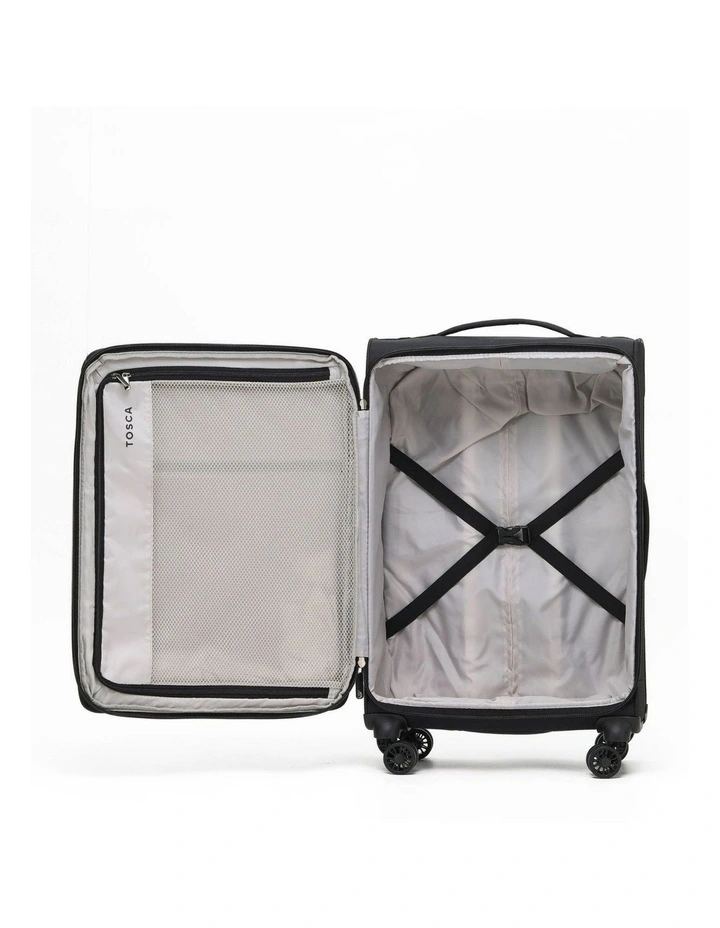 So Lite 67cm Medium Soft Suitcase in Black image 2