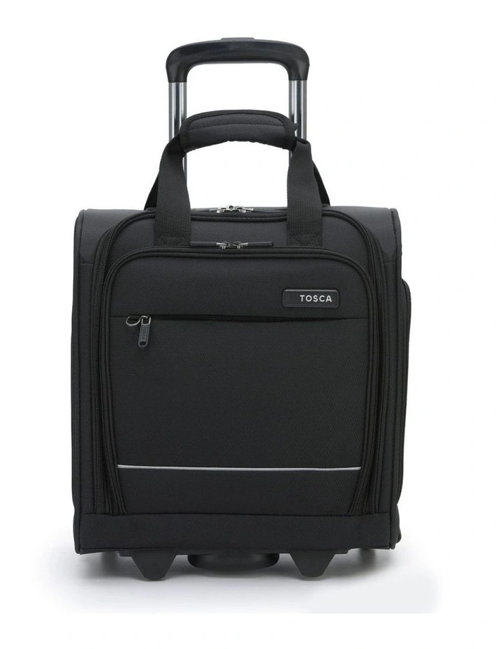 So Lite 38cm Small Under Seat Soft Carry On in Black image 3