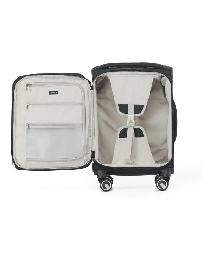 Grange 55cm Small Soft Carry On in Black image 2
