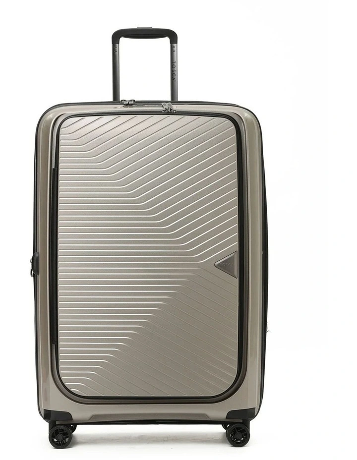 Space-X Dual Opening Hard Suitcase 3 Piece Set - Champagne image 3