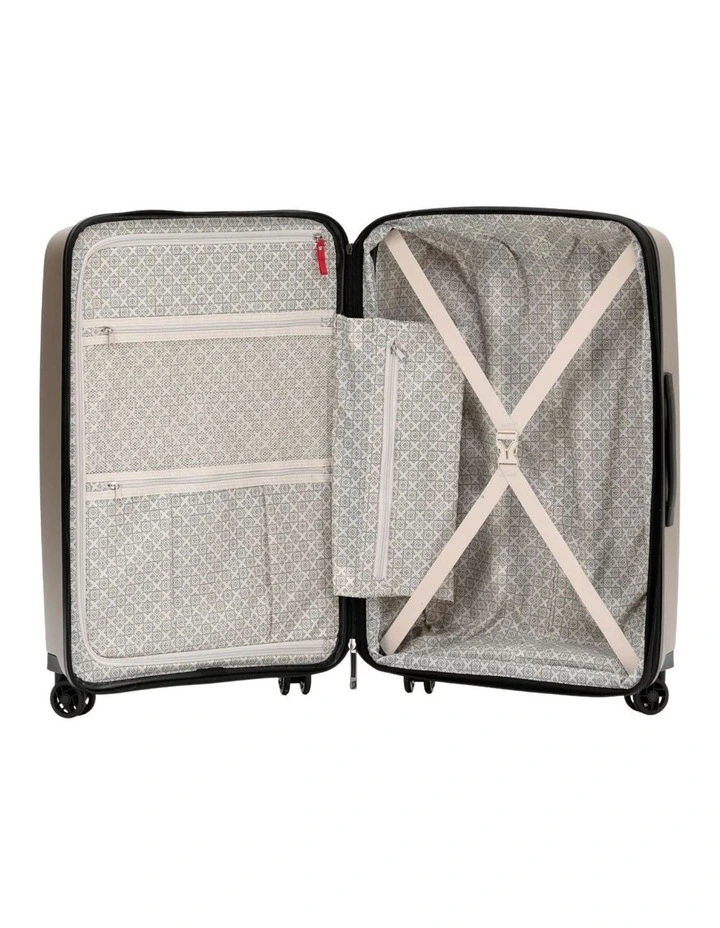Space-X Dual Opening Hard Suitcase 3 Piece Set - Champagne image 4
