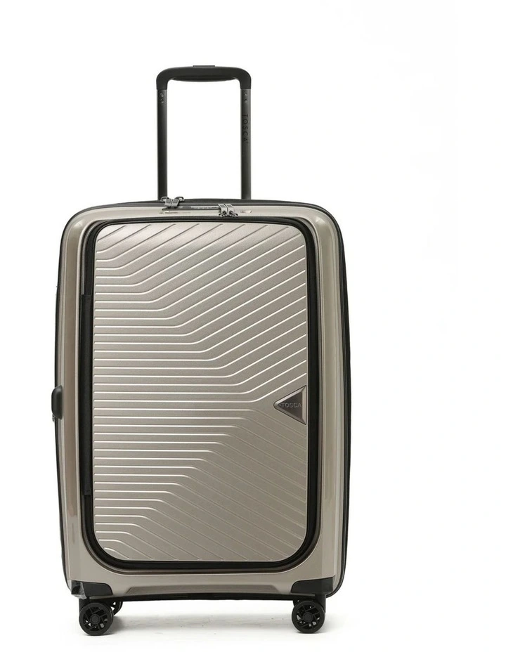 Space-X Dual Opening Hard Suitcase 3 Piece Set - Champagne image 5