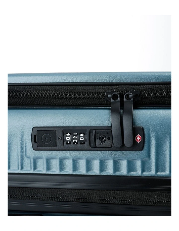 Zen Front Opening Hard Suitcase 3 Piece Set in Slate image 6