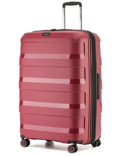 Comet 78cm Large Hard Suitcase in Rumba Red