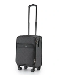 Willow 55cm Small PU Case Carry On in Caviar
