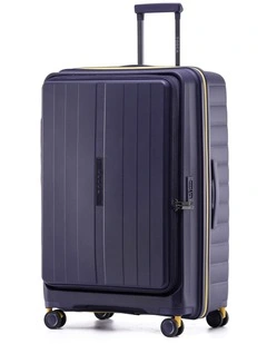 Cruiser 77cm Large Front Opening Hard Suitcase - Purple
