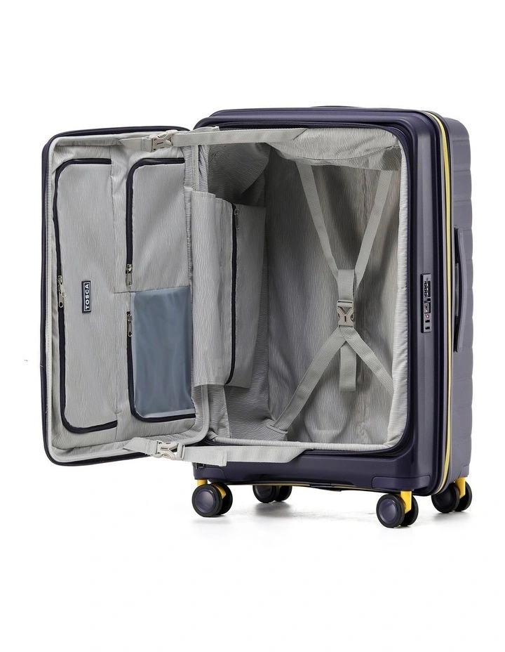 Cruiser 77cm Large Front Opening Hard Suitcase - Purple image 2