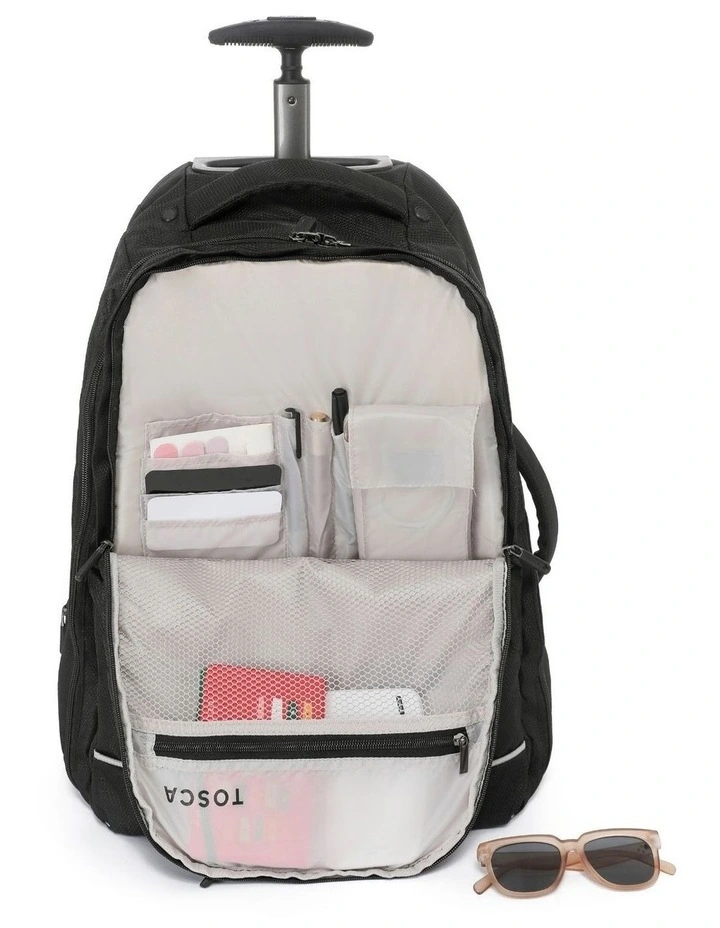 So Lite Trolley Backpack in Black image 3