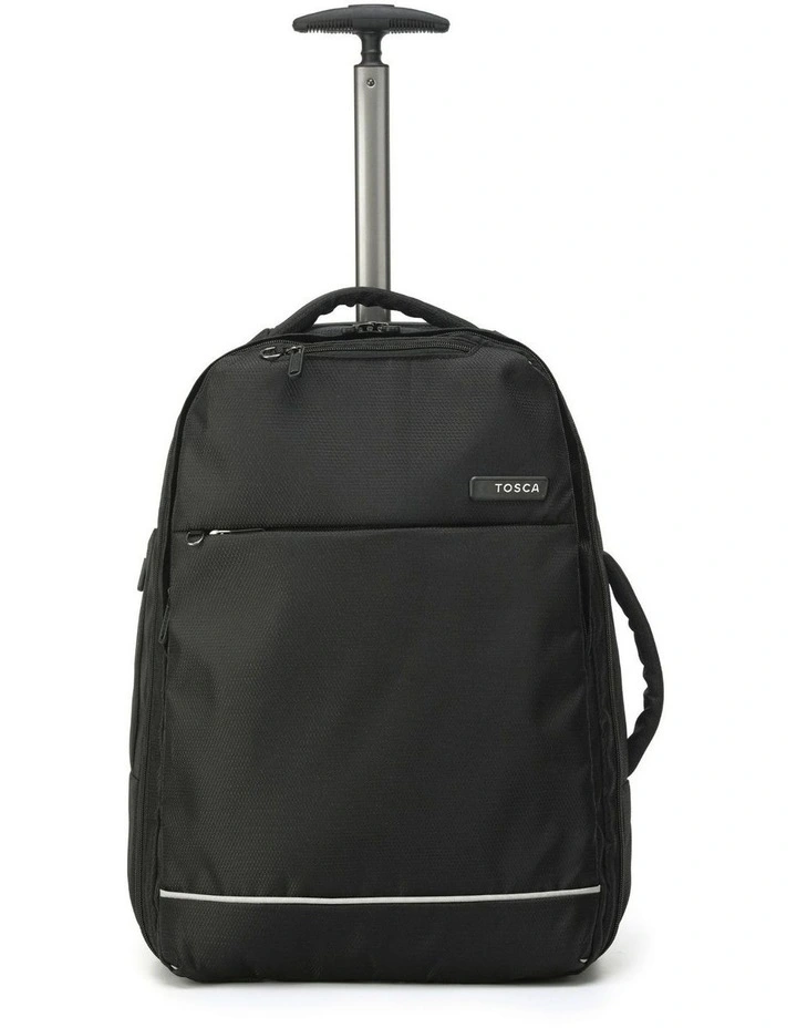 So Lite Trolley Backpack in Black image 4
