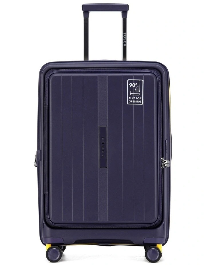 Cruiser 67cm Medium Front Opening Hard Suitcase - Purple image 3