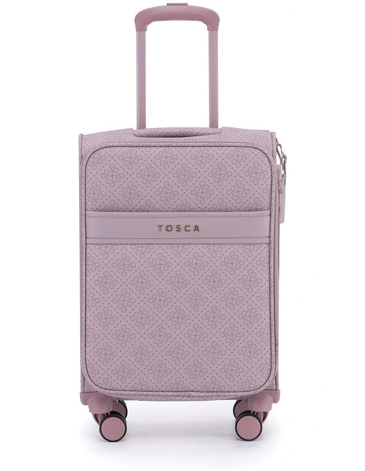 Willow 55cm Small PU Case Carry On in Misty Rose image 3
