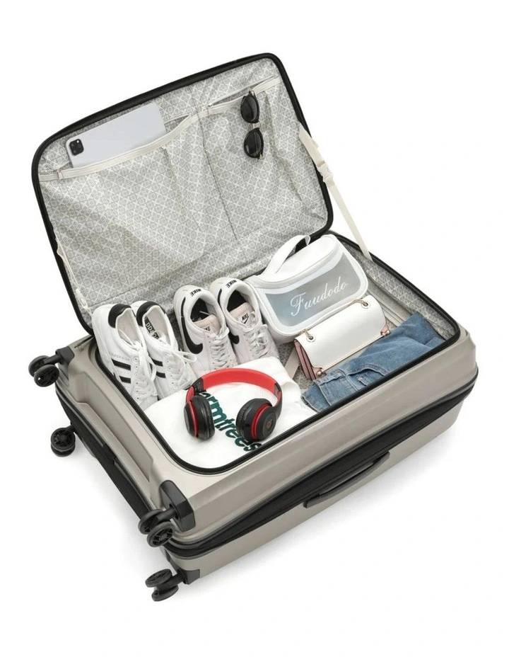 Space-X 66cm Medium Dual Opening Hard Suitcase - Champagne image 2