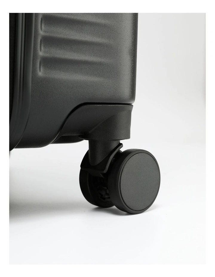 Zen 77cm Large Front Opening Hard Suitcase in Black image 7