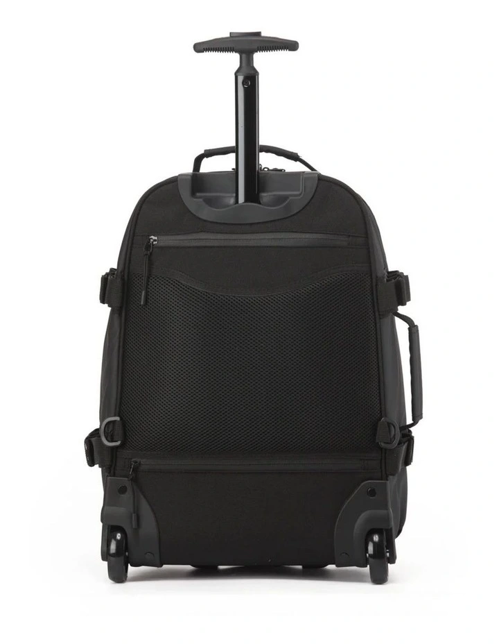 Delta 51cm Deluxe Onboard Trolley Backpack - Black image 3