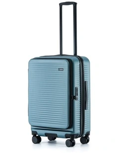 Zen 65cm Medium Front Opening Hard Suitcase in Slate