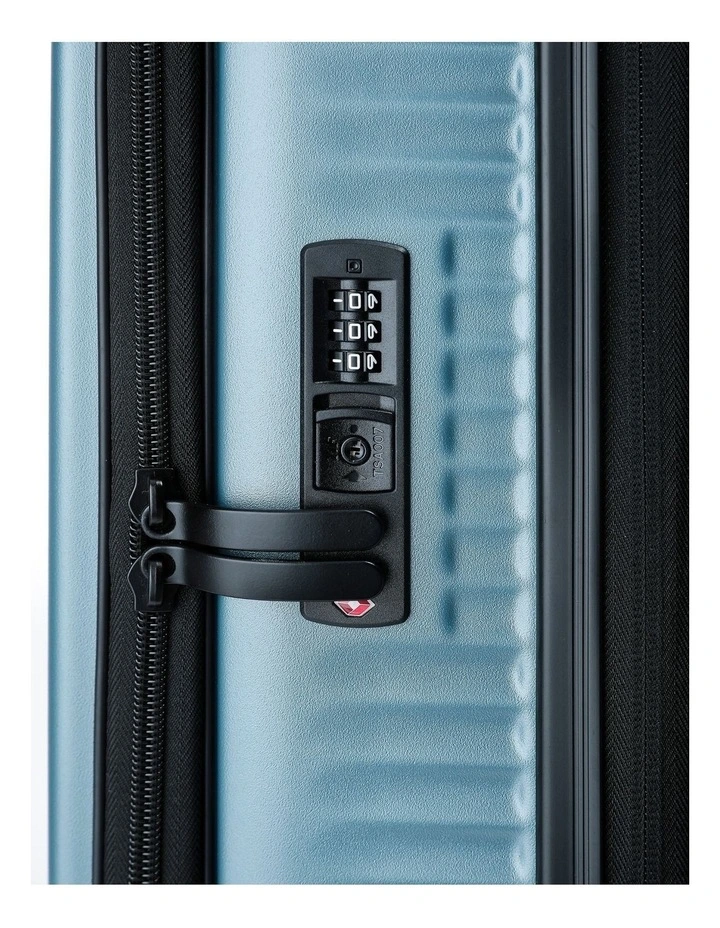 Zen 77cm Large Front Opening Hard Suitcase in Slate image 6