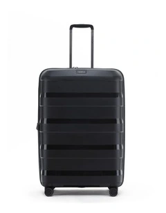 Comet 78cm Large Hard Suitcase - Black
