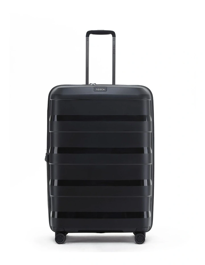 Comet 78cm Large Hard Suitcase - Black image 1