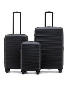 Interstellar 2.0 Hard Suitcase 3 Piece Set - Black