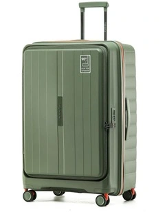 Cruiser 67cm Medium Front Opening Hard Suitcase - Khaki