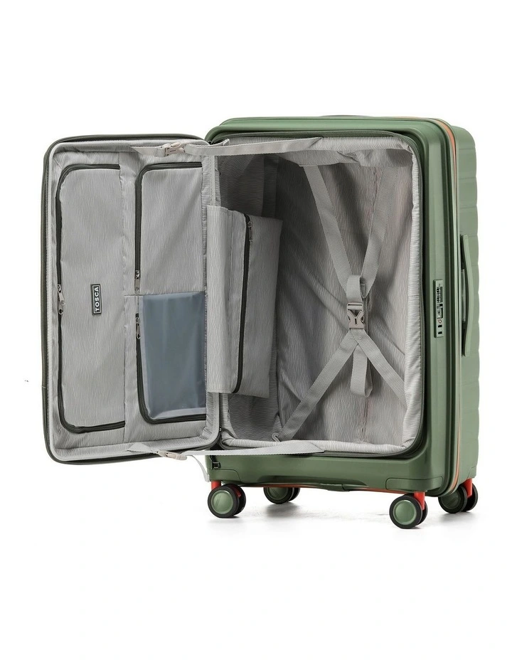 Cruiser 67cm Medium Front Opening Hard Suitcase - Khaki image 2