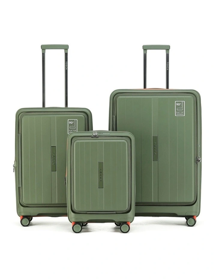 Cruiser 67cm Medium Front Opening Hard Suitcase - Khaki image 5