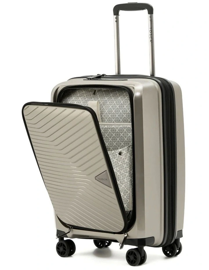 Space-X 55cm Small Hard Laptop Carry On - Champagne image 2