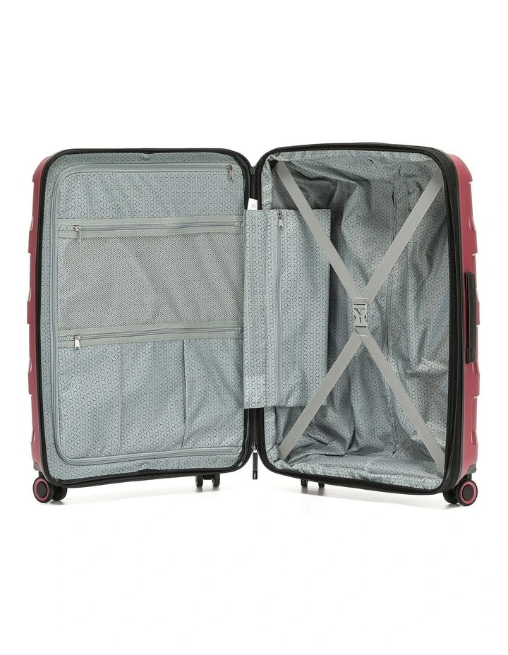 Comet 67cm Medium Hard Trolley Case in Rumba Red image 2