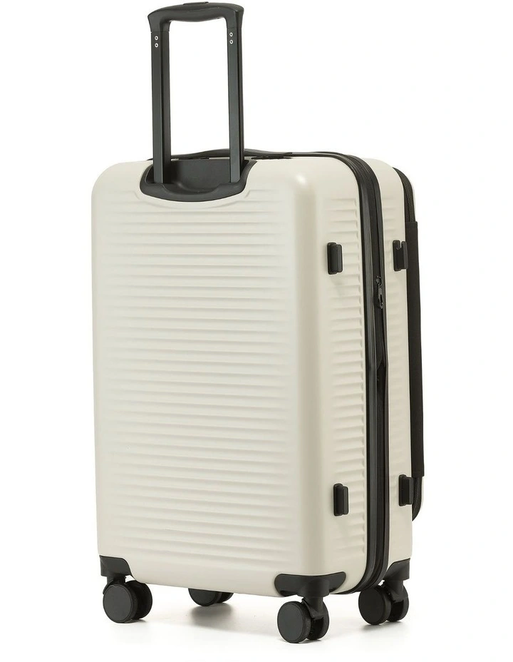 Zen 65cm Medium Front Opening Hard Suitcase in Stone image 4