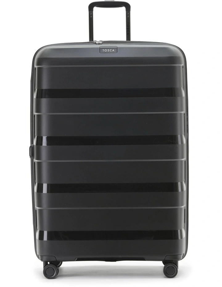 Comet 81cm X-Large Hard Suitcase - Black image 2