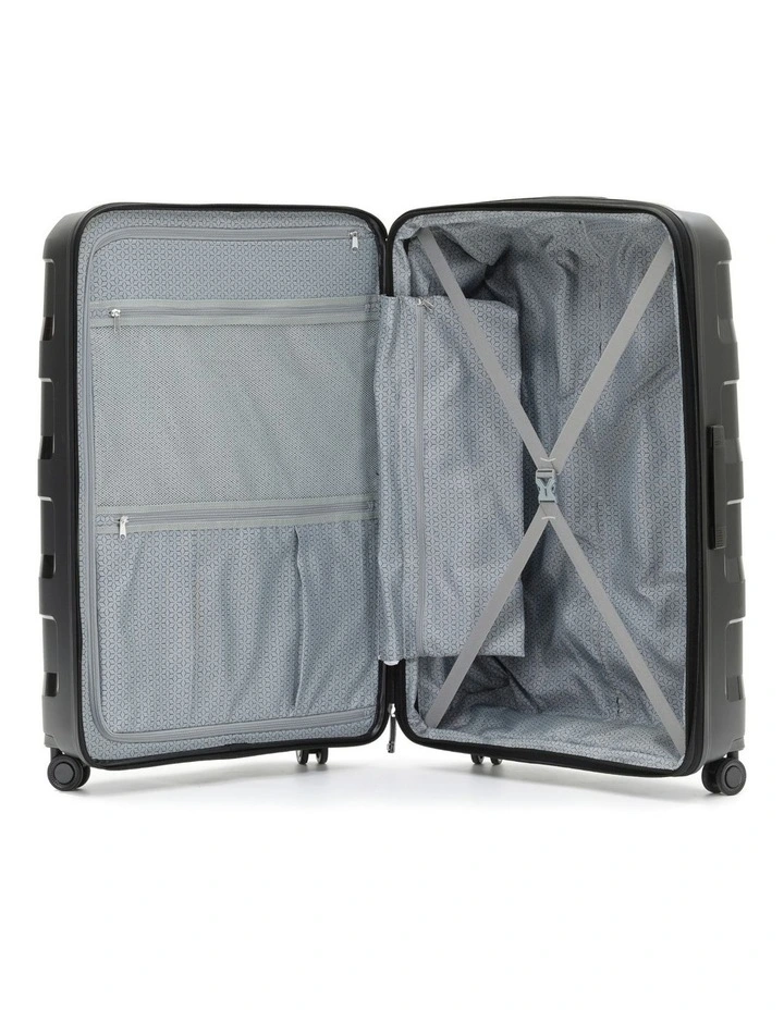 Comet 81cm X-Large Hard Suitcase - Black image 3