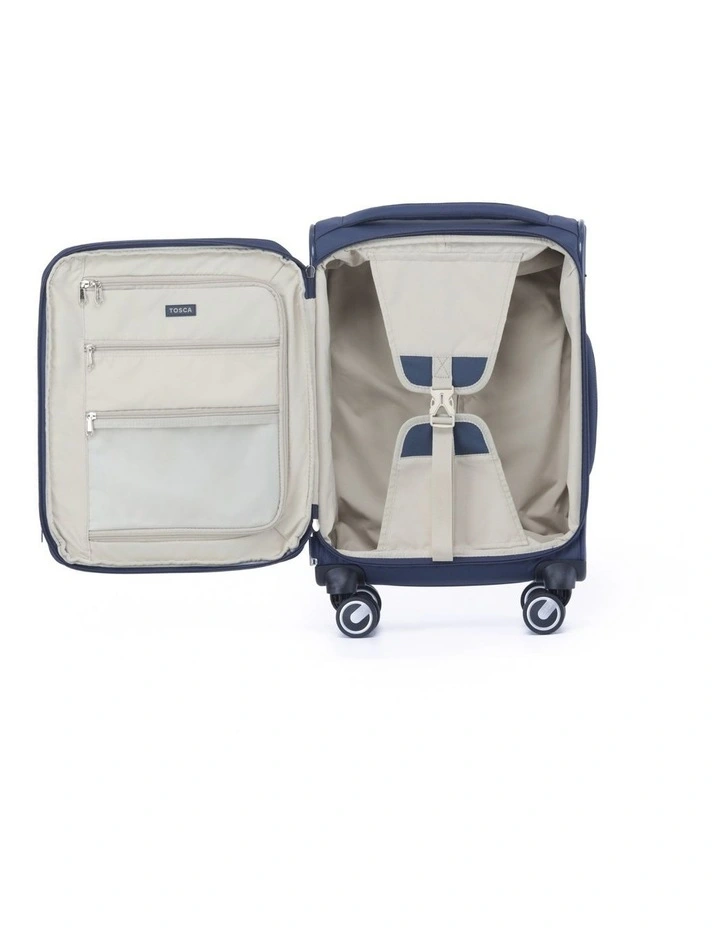 Grange 55cm Small Soft Carry On in Indigo Blue image 2