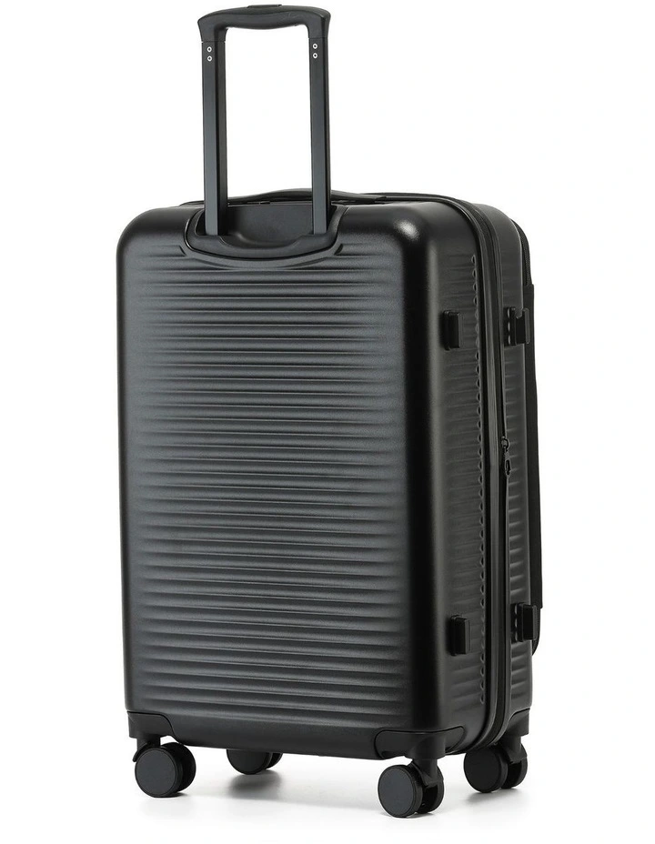 Zen 65cm Medium Front Opening Hard Suitcase in Black image 4