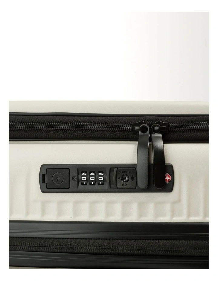Zen Front Opening Hard Suitcase 3 Piece Set in Stone image 5