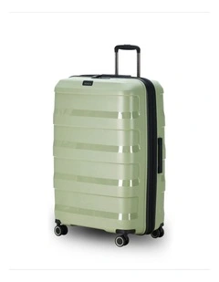 Comet 78cm Large Hard Suitcase in Sage Green