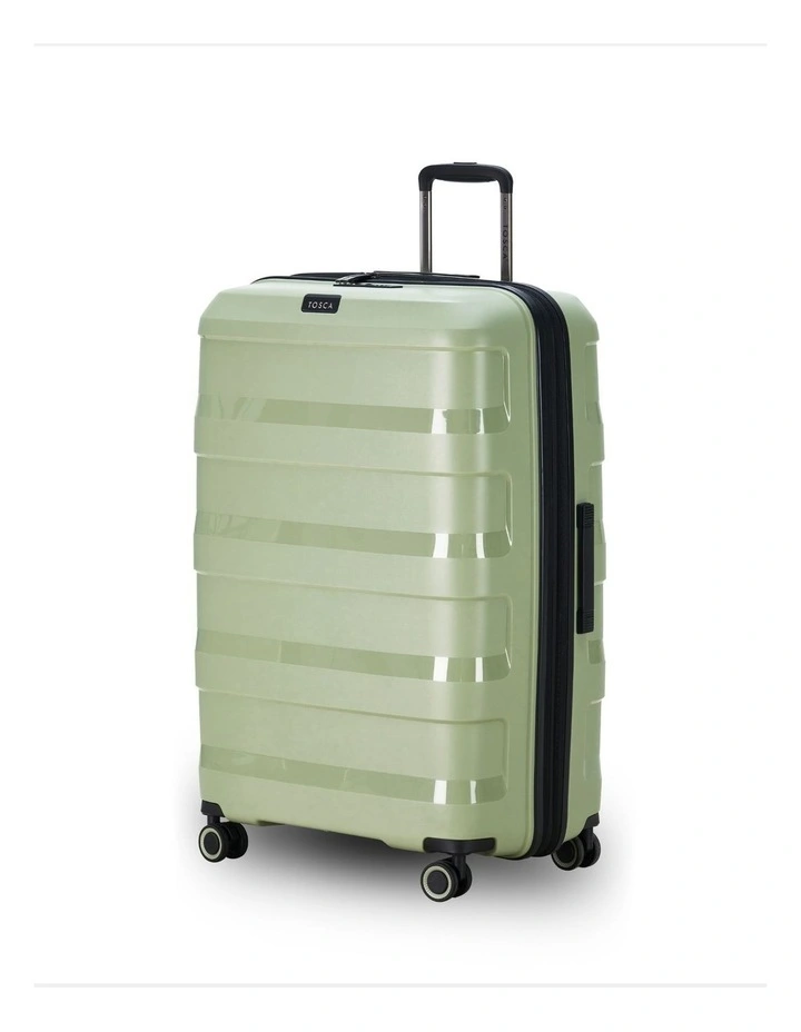 Comet 78cm Large Hard Suitcase in Sage Green image 1