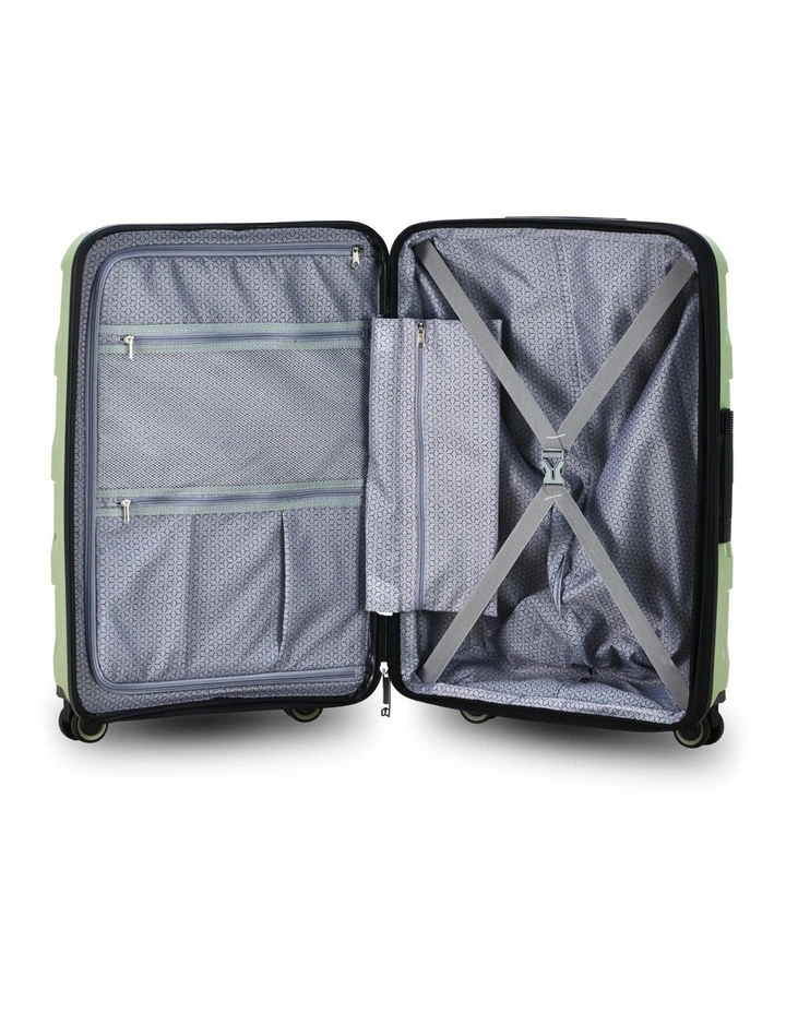 Comet 78cm Large Hard Suitcase in Sage Green image 2