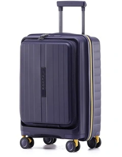 Cruiser 53cm Small Front Opening Hard Suitcase Carry On - Purple
