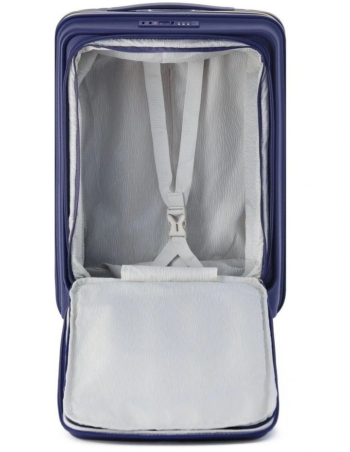 Cruiser 53cm Small Front Opening Hard Suitcase Carry On - Purple image 3