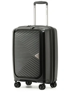 Space-X 55cm Small Hard Laptop Carry On - Black