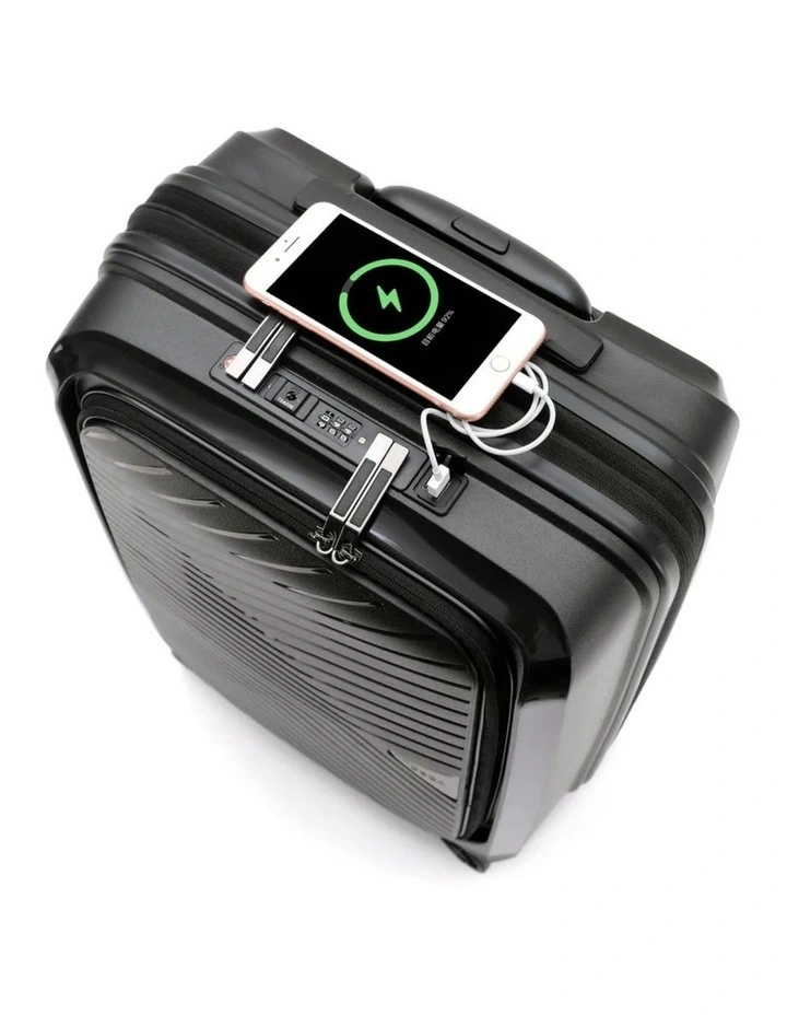 Space-X 55cm Small Hard Laptop Carry On - Black image 4